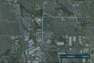 424 West Ln, Fort Worth, TX - VUE AÉRIENNE  vue de carte