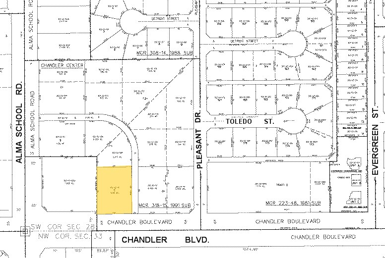 936 W Chandler Blvd, Chandler, AZ à louer - Plan cadastral – Image 3 sur 15