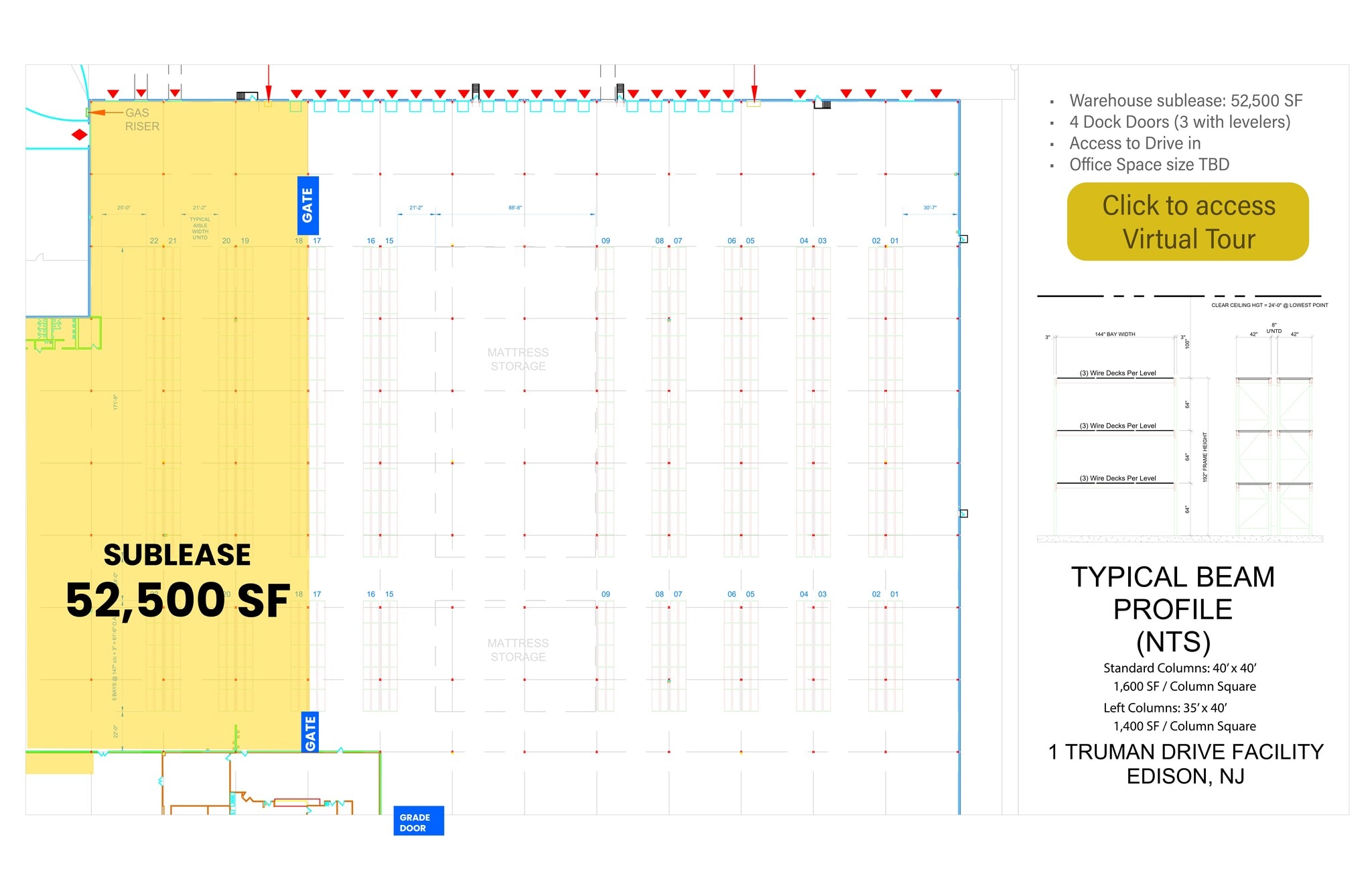 1 Truman Dr S, Edison, NJ à louer Plan de site– Image 1 sur 1