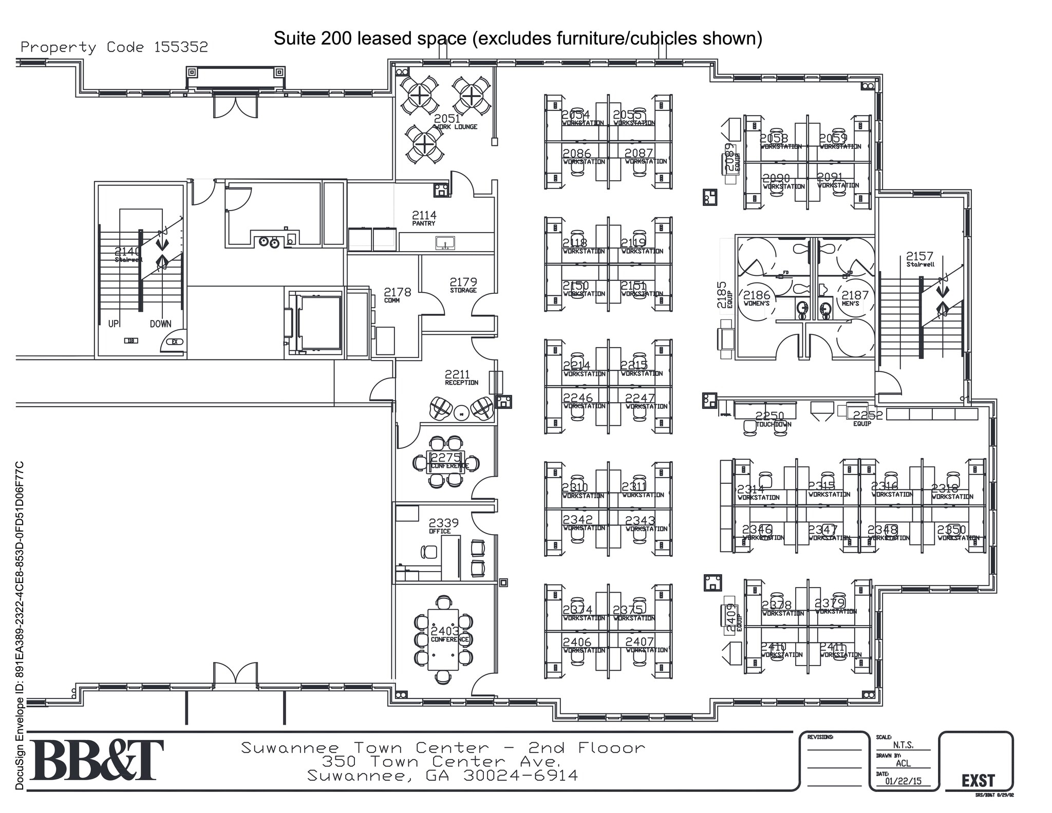 350 Town Center Ave, Suwanee, GA à louer Plan de site– Image 1 sur 9