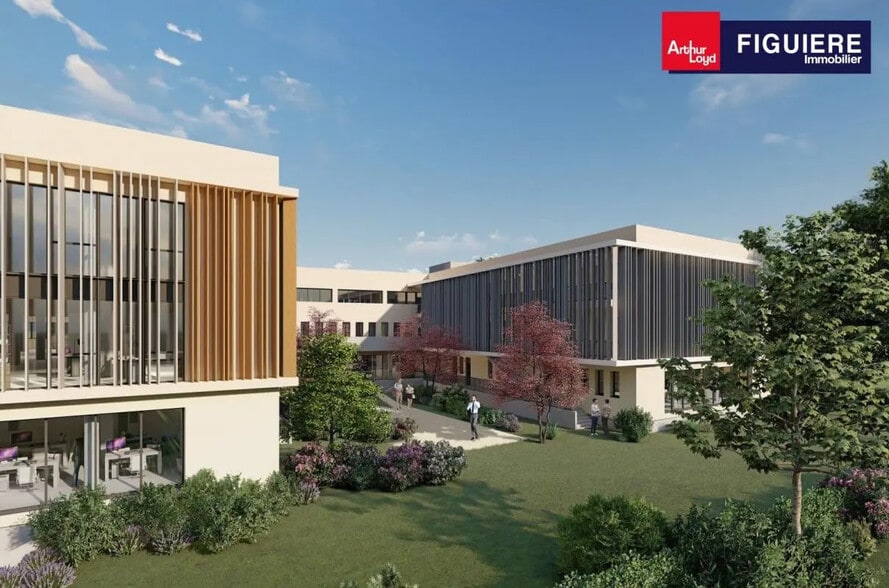 190 Rue Léon Foucault, Aix-en-Provence à vendre - Photo de l’immeuble – Image 2 sur 10