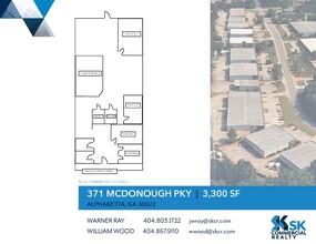 205-211 Mcdonough Pky, Mcdonough, GA à louer Plan d’étage– Image 1 sur 1