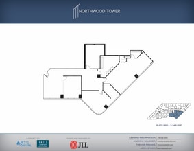 5757 Alpha Rd, Dallas, TX à louer Plan d’étage– Image 1 sur 1