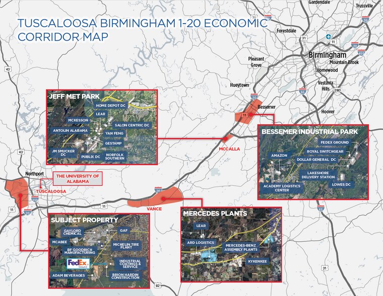3606 Fosters Industrial Dr, Tuscaloosa, AL à vendre - Photo de l’immeuble – Image 3 sur 5