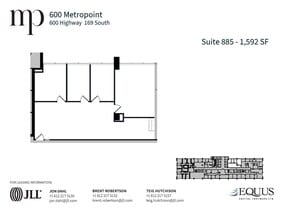 600 Highway 169 S, Saint Louis Park, MN à louer Plan d’étage– Image 1 sur 1
