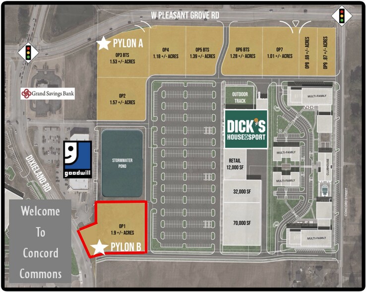 W Pleasant Grove Rd, Lowell, AR à vendre - Plan de site – Image 1 sur 8