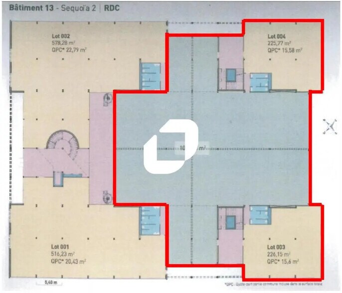 Local d’activités dans Saint-Priest à louer - Plan d’étage – Image 2 sur 4