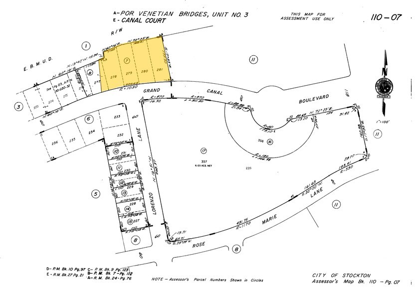2453 Grand Canal Blvd, Stockton, CA à vendre - Plan cadastral – Image 3 sur 4