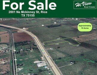 Plus de détails pour 2001 NE McKinney St, Rice, TX - Terrain à vendre
