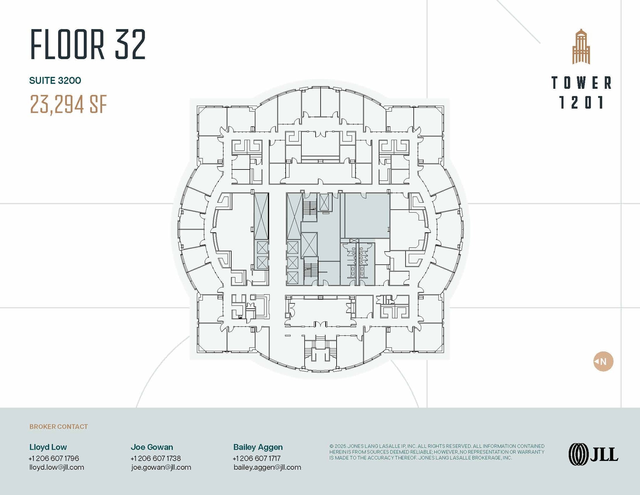 1201 3rd Ave, Seattle, WA à louer Plan d’étage– Image 1 sur 1