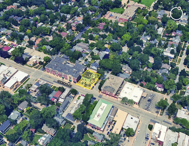 2945-49 Central St, Evanston, IL à louer - Aérien – Image 2 sur 4