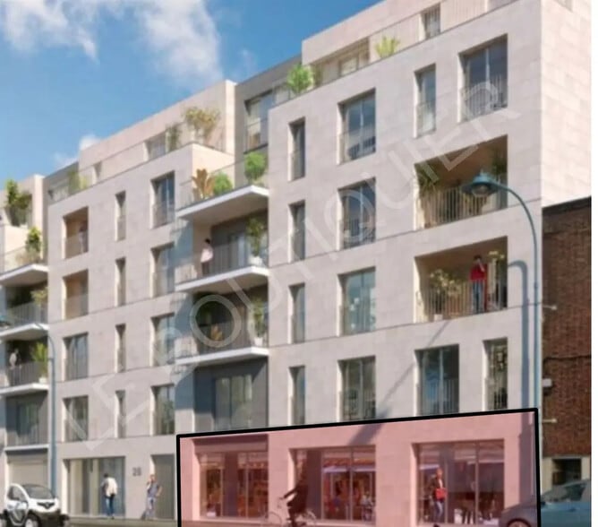 Local commercial dans Clichy à louer - Photo de l’immeuble – Image 1 sur 2