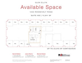 1200 Roosevelt Rd, Glen Ellyn, IL à louer Plan d’étage– Image 1 sur 7