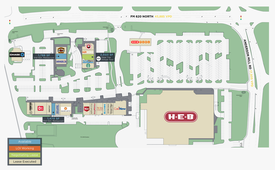 11325-11521 Ranch Road 620 N, Austin, TX à louer - Plan de site – Image 2 sur 9