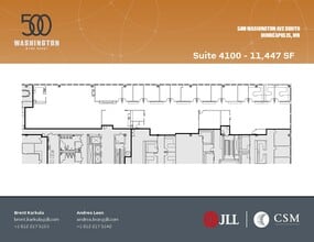 500 Washington Ave S, Minneapolis, MN à louer Plan d’étage– Image 1 sur 1
