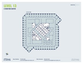 1301 McKinney St, Houston, TX à louer Plan d’étage– Image 1 sur 1