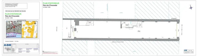 Local commercial dans La Baule-Escoublac à louer - Plan d’étage – Image 3 sur 4