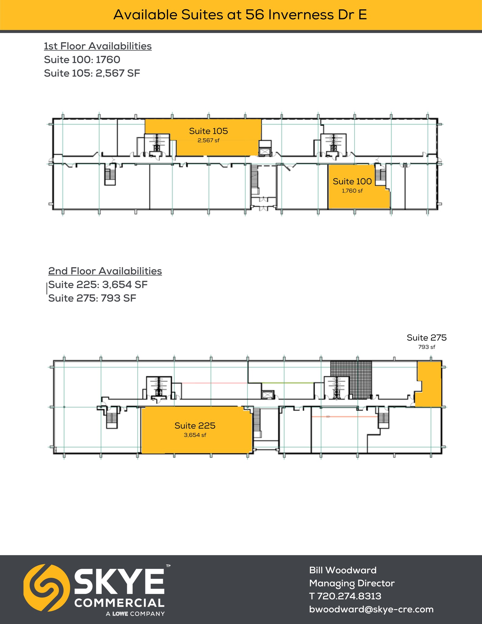 56 Inverness Dr E, Englewood, CO à louer Plan de site– Image 1 sur 2