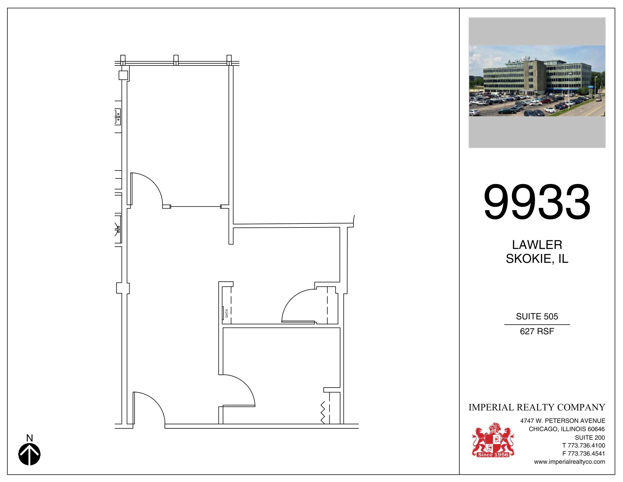 9933 Lawler Ave, Skokie, IL à louer Plan de site– Image 1 sur 1