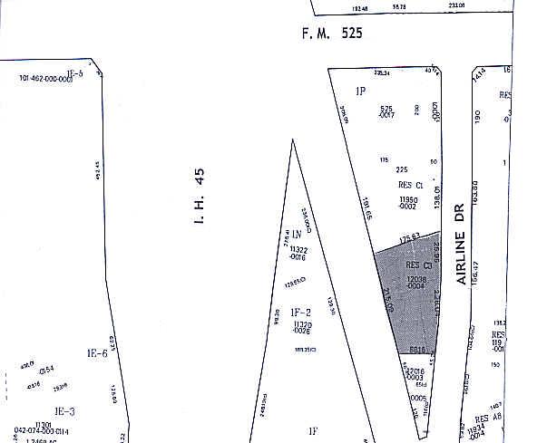 12036 Airline Dr, Houston, TX à vendre - Plan cadastral – Image 3 sur 4