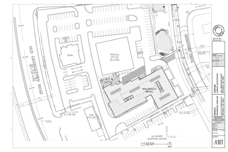 10339 Old Georgetown Rd, Bethesda, MD à louer - Plan de site – Image 3 sur 4