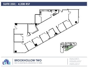 2301 E Lamar Blvd, Arlington, TX à louer Plan d’étage– Image 1 sur 1