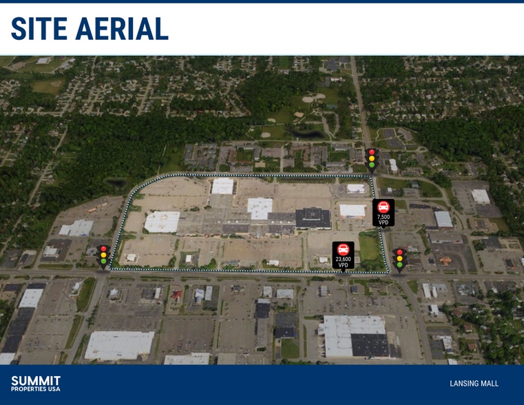 5330 W Saginaw Hwy, Lansing, MI à louer - Aérien – Image 2 sur 10