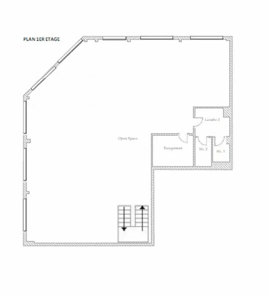 Local d’activités dans Vaulx-en-Velin à louer - Plan d’étage – Image 3 sur 3