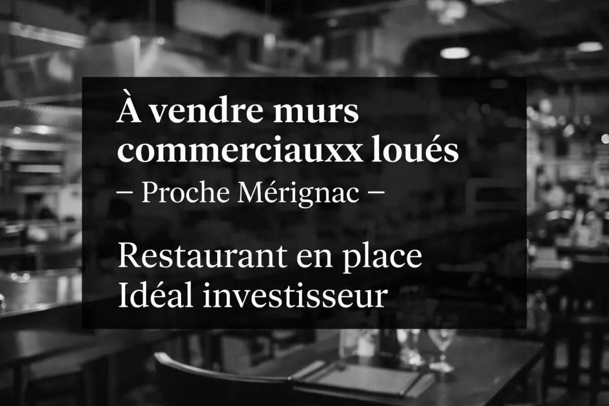 Local commercial dans Le Haillan à vendre Photo intérieure– Image 1 sur 2