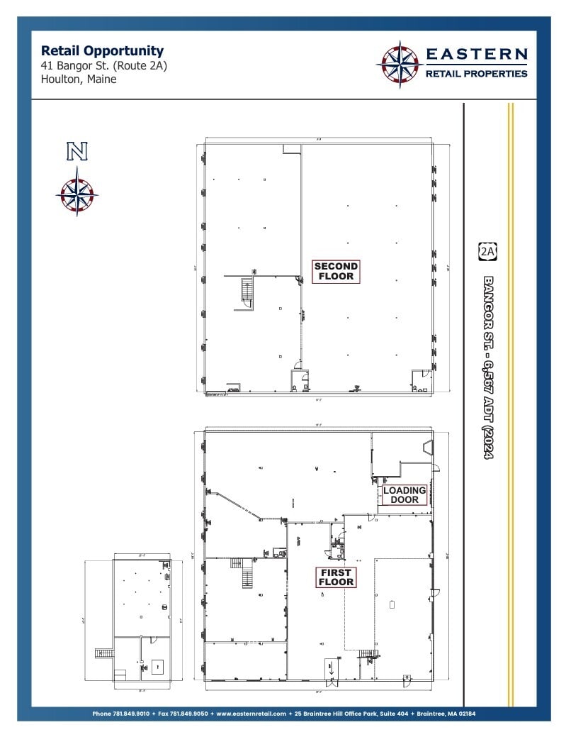41 Bangor St, Houlton, ME à louer Plan d’étage– Image 1 sur 1
