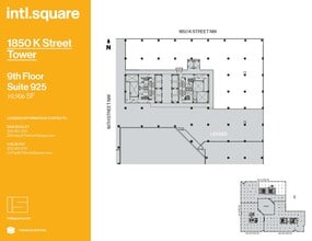 1875 I St NW, Washington, DC à louer Plan d’étage– Image 1 sur 1