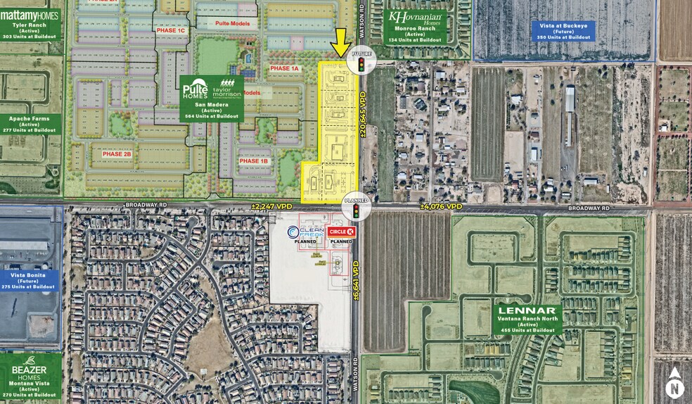 NW Watson Rd & Broadway, Buckeye, AZ à vendre - Photo de l’immeuble – Image 2 sur 3
