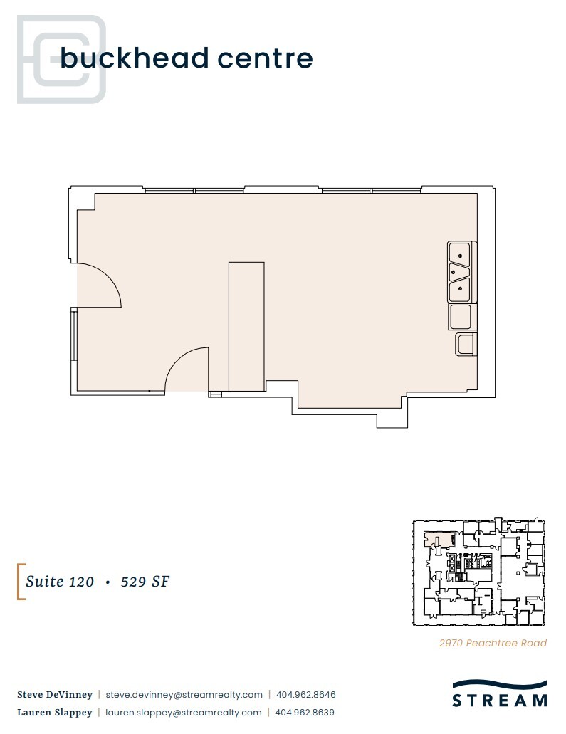 2970 Peachtree Rd NW, Atlanta, GA à louer Plan d’étage– Image 1 sur 1