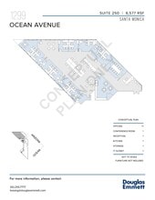 1299 Ocean Ave, Santa Monica, CA à louer Plan d’étage– Image 1 sur 1
