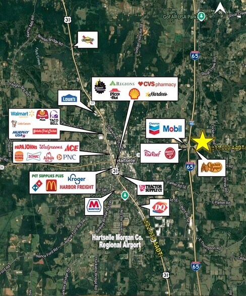 1901 Main St E, Hartselle, AL à vendre - Photo de l’immeuble – Image 2 sur 5