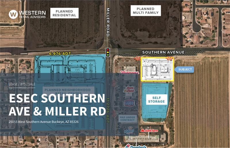 SEC Southern & Miller, Buckeye, AZ à louer - Photo de l’immeuble – Image 2 sur 6