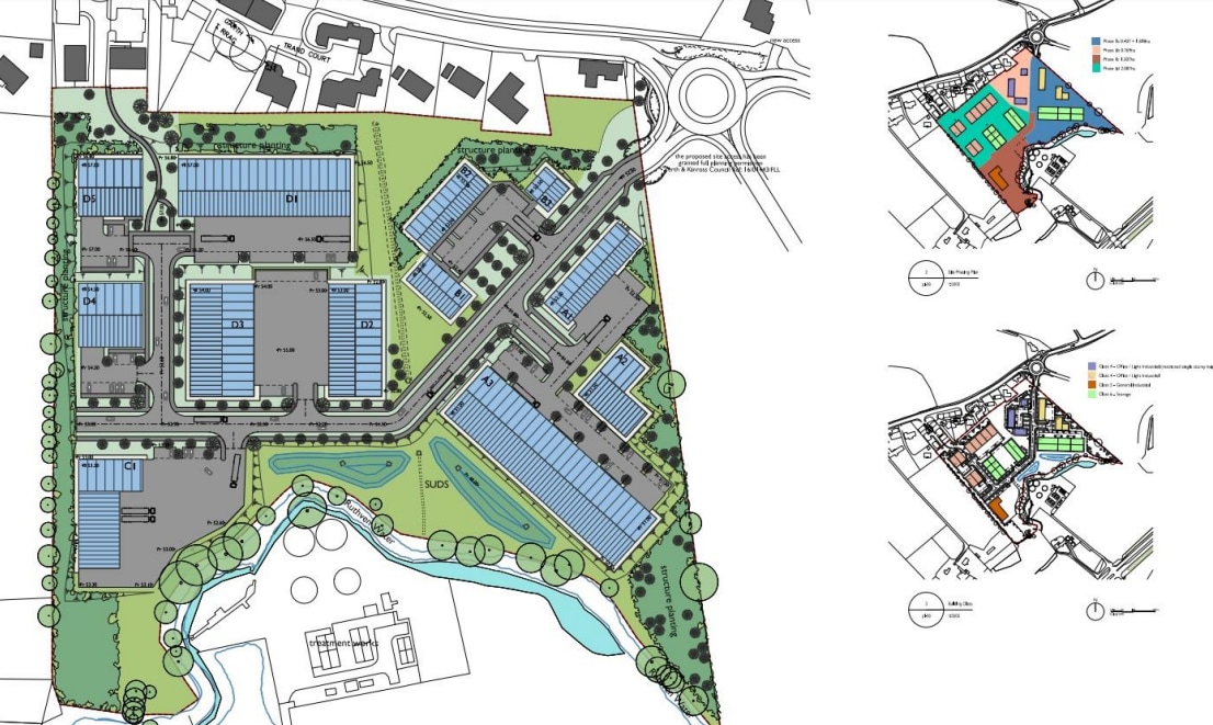 Feus Rd, Auchterarder à louer Plan de site– Image 1 sur 3