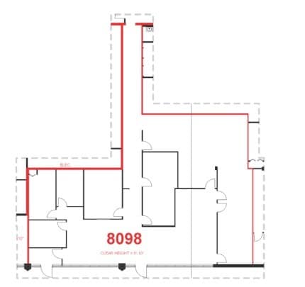 8072-8120 Rte Transcanadienne, Montréal, QC à louer Plan d’étage– Image 1 sur 1