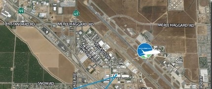 2524-2540 Pegasus Dr, Bakersfield, CA - VUE AÉRIENNE  vue de carte - Image1