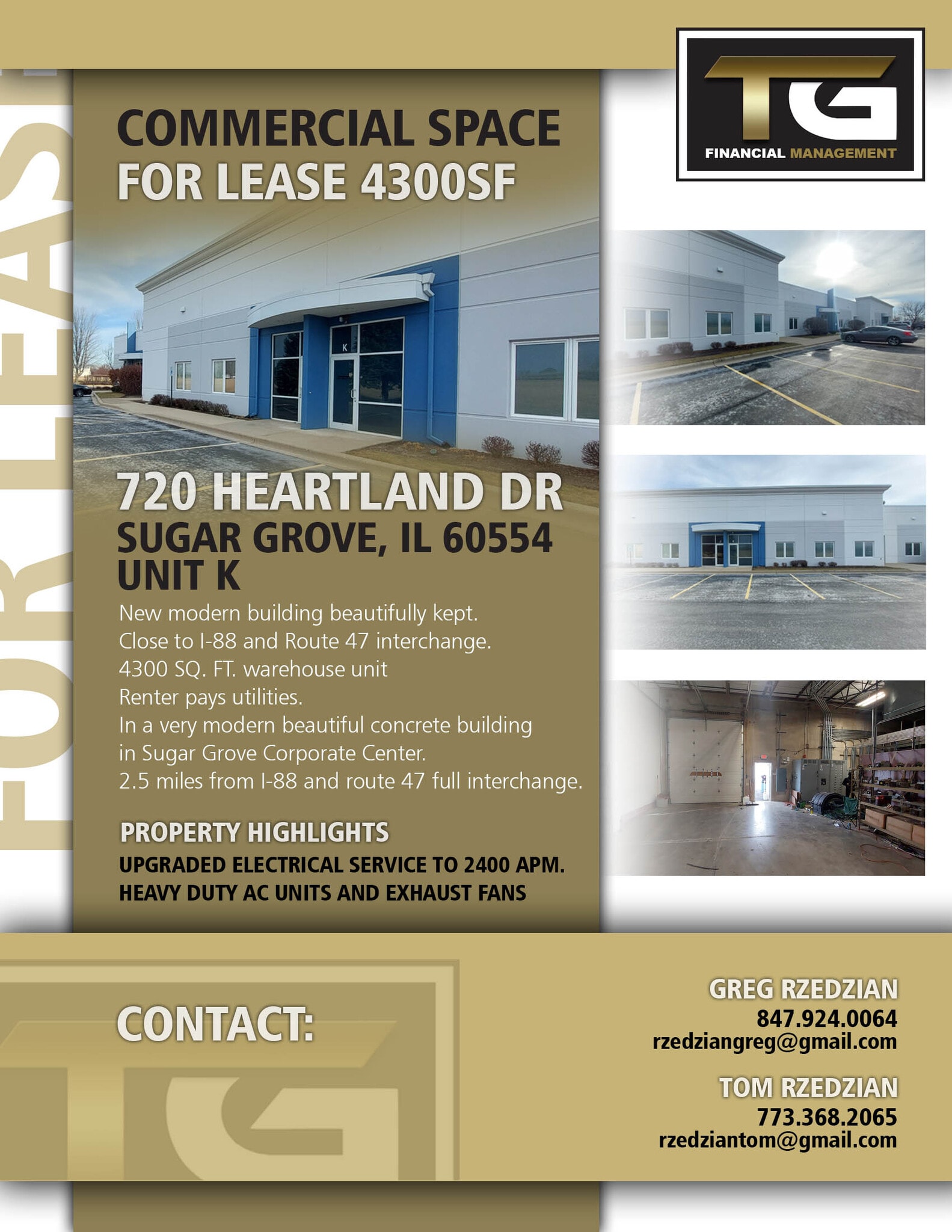 720 N Heartland Dr, Sugar Grove, IL à louer Photo de l’immeuble– Image 1 sur 3