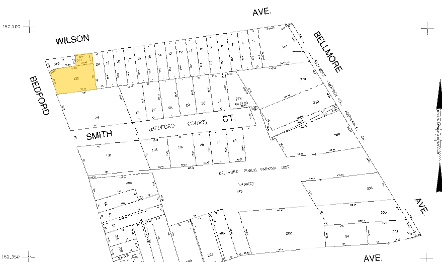 305-309 Bedford Ave, Bellmore, NY à louer - Plan cadastral – Image 2 sur 6