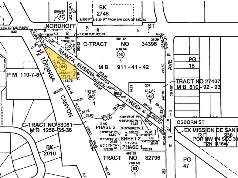 9040 Topanga Canyon Blvd, Canoga Park, CA à louer - Plan cadastral – Image 2 sur 21