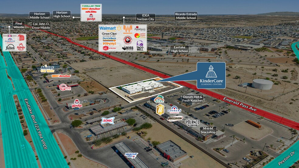 13007 Emerald Pass Ave, El Paso, TX à vendre - Photo de l’immeuble – Image 2 sur 5