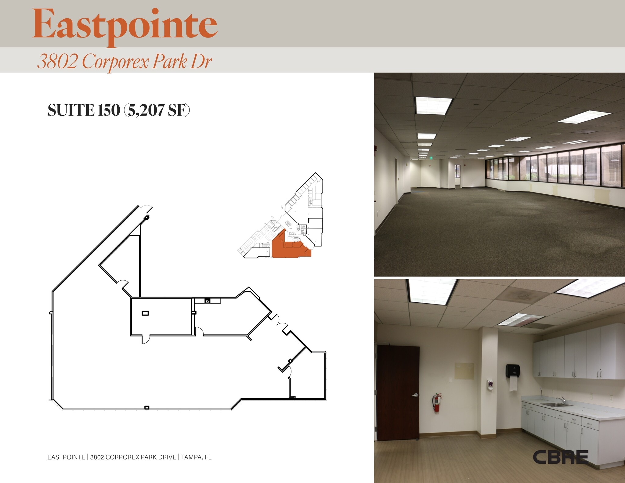 3802 Corporex Park Dr, Tampa, FL à louer Plan de site– Image 1 sur 1
