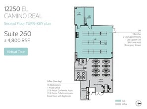 12250 El Camino Real, San Diego, CA à louer Plan d’étage– Image 1 sur 1