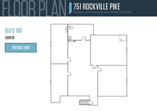 751 Rockville Pike, Rockville, MD à louer Plan d’étage– Image 1 sur 1