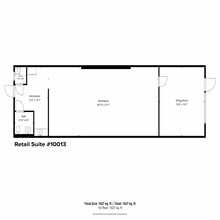 10005-10015 Grand Ave, Franklin Park, IL à louer Plan d’étage– Image 1 sur 2