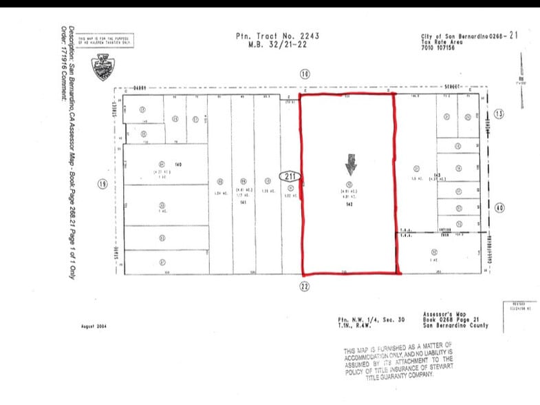 1941 Darby St, Muscoy, CA à vendre - Plan cadastral – Image 2 sur 14