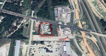 105 FM 27 W, Fairfield, TX - Vue aérienne vue de carte