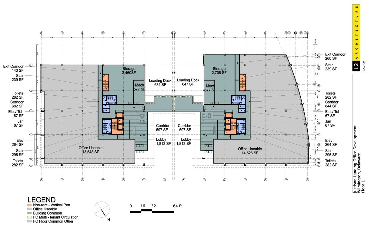 600 West St, Wilmington, DE à louer Plan d’étage– Image 1 sur 1